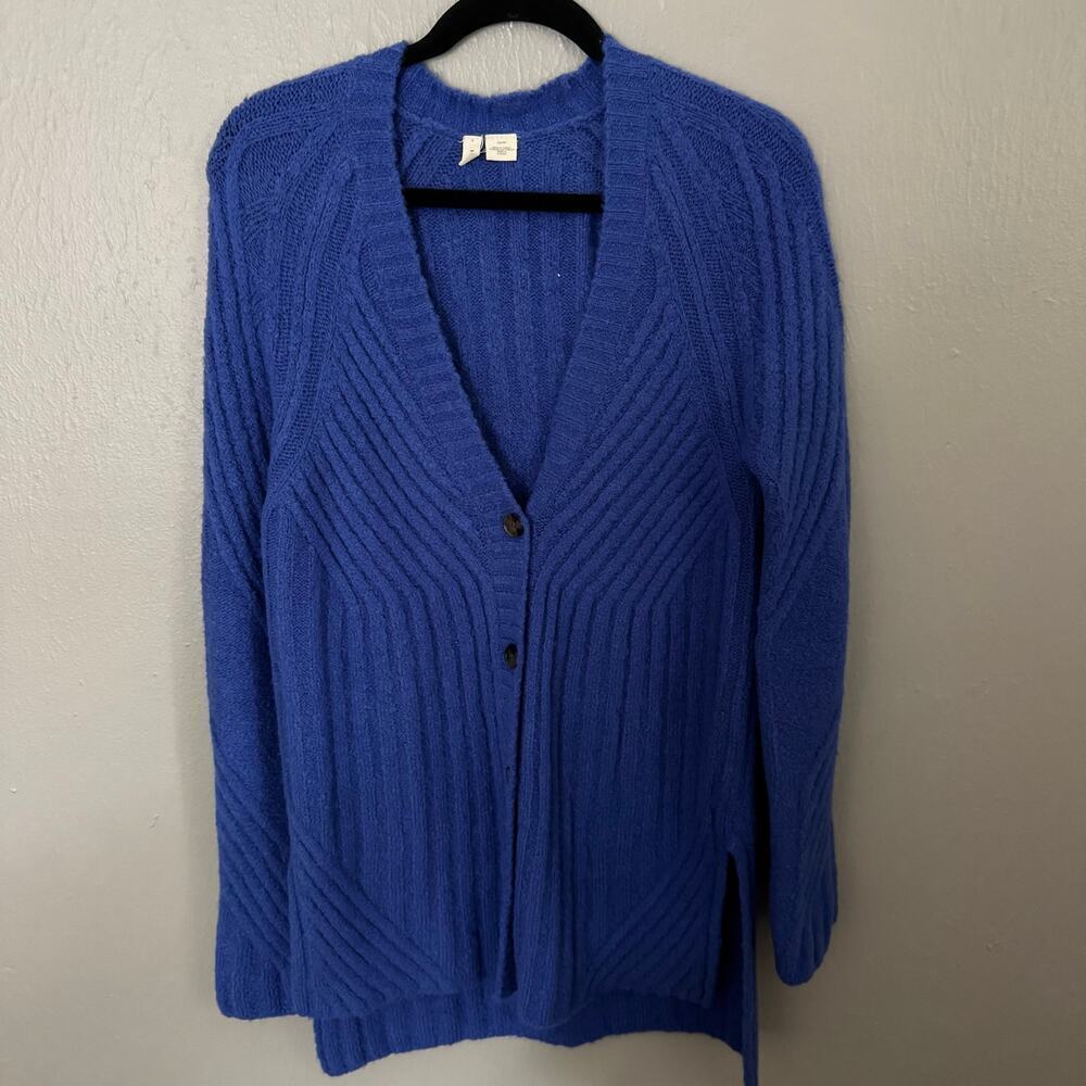 Moth Anthropologie Blue Button Up Cardigan - Size Small